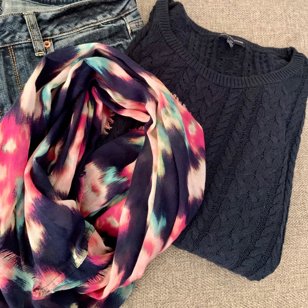 Multi Color Loop Scarf